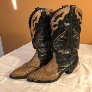 Vintage Tony Lama Women's Cowboy Boots Size 10